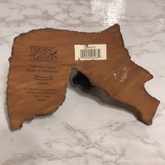 Friends of the feather “she who plants seeds of friendship” 1998 enesco - Picture 7 of 8